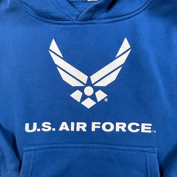 U.S. Air Force Kids Blue Hoodie Youth Medium - Picture 2 of 6